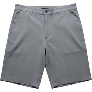 Dunning Mens Gray Performance Golf Shorts Size 33 Flat Front Tech Stretch Sport